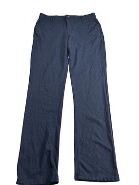 True Classic Navy Blue Mens Pants Size 32 Rayon Blend Casual Wear